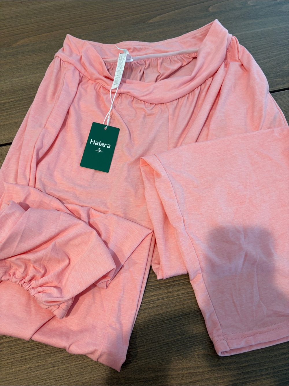 HALARA Pink Easy Lounge Jumpsuit